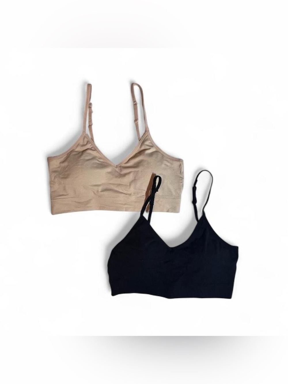 Abound Bralette Bundle Size M Black and Beige
